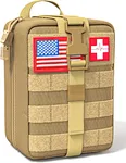 Emergency IFAK trauma kit is uniquely customized by veteran,ideal for field tactical medics, police, military, combat life savers, first responders outdoor enthusiasts and more! Well-prepared for emergencies during the outdoor adventure and accident.